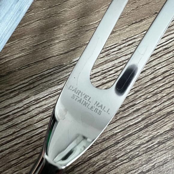 Vintage Carving set Carvel Hall by Bridell USA 3 Piece Cutlery Set - Picture 10 of 12